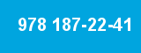 978 187-22-41 978 187-22-41